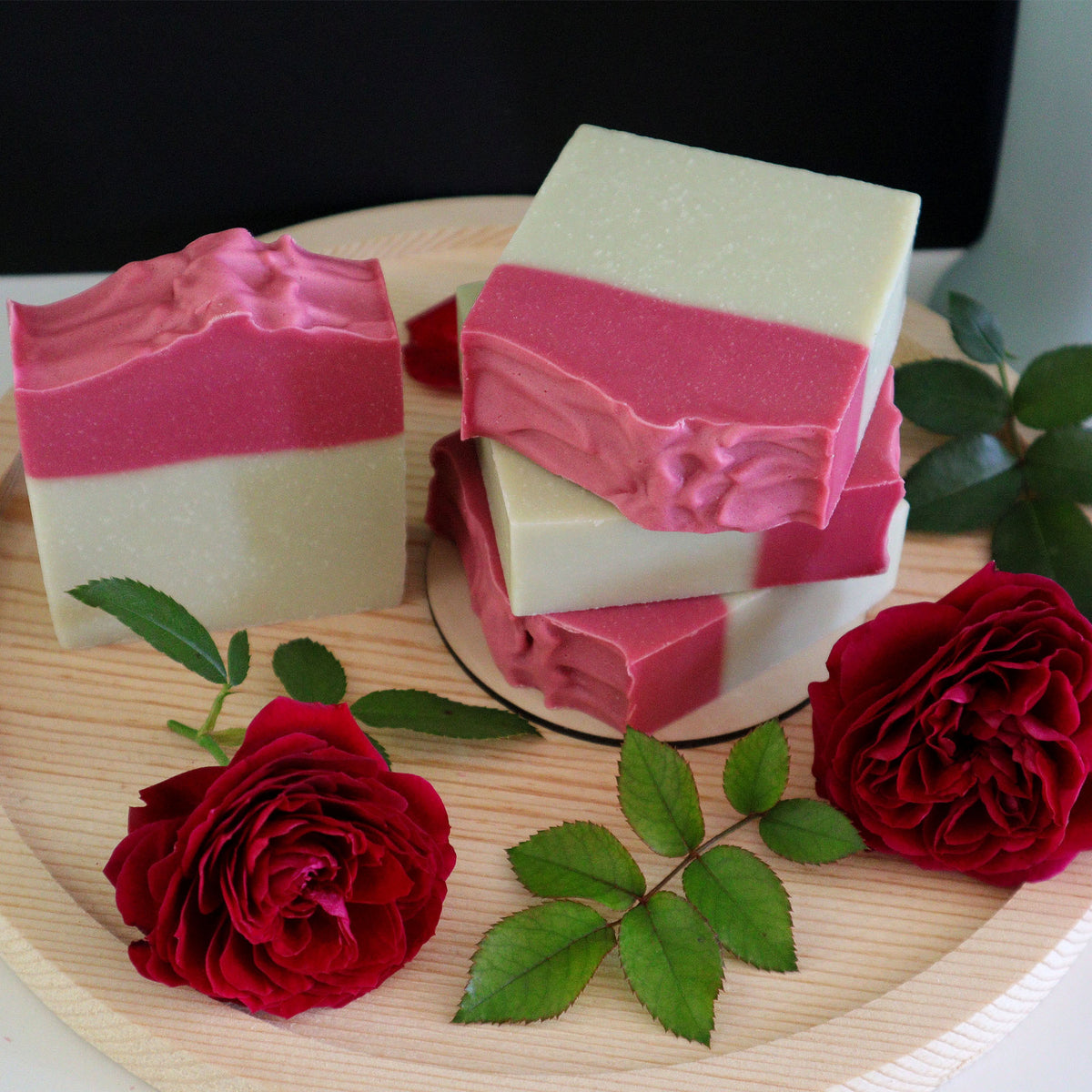 French Rose Bar Soap | Natural Handmade Body Soap