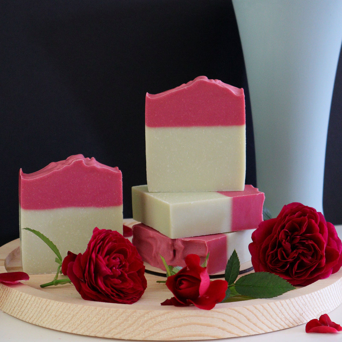 French Rose Bar Soap | Natural Handmade Body Soap
