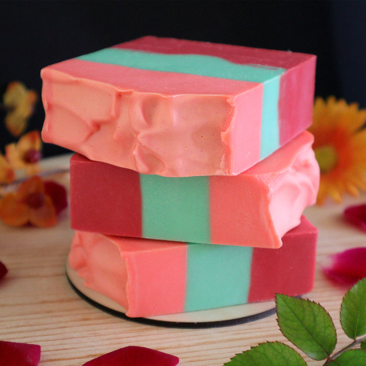 Retro Layered Bar Soap | Natural Handmade Body Soap