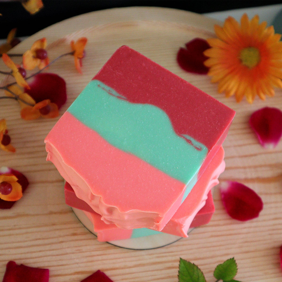 Retro Layered Bar Soap | Natural Handmade Body Soap