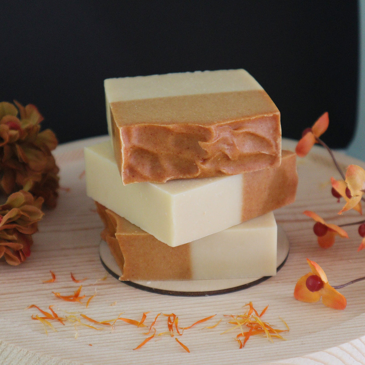 Tropical Vibes Handmade Soap | Papaya, Turmeric, and Goat Milk Soap Bars