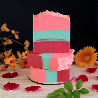 Retro Layered Bar Soap | Natural Handmade Body Soap