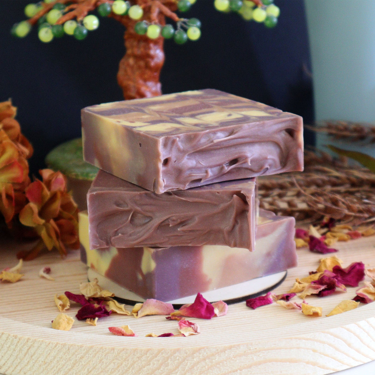 Rocky Road Swirl Bar Soap | Natural Handmade Soaps