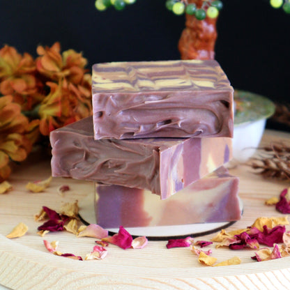 Rocky Road Swirl Bar Soap | Natural Handmade Soaps