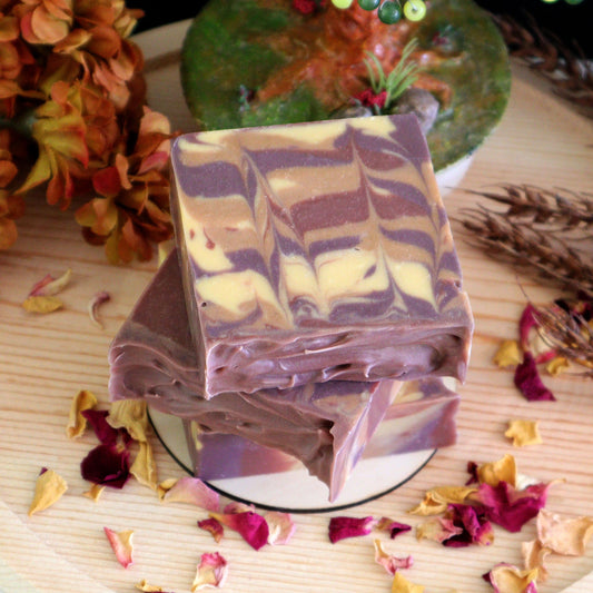 Rocky Road Swirl Bar Soap | Natural Handmade Soaps