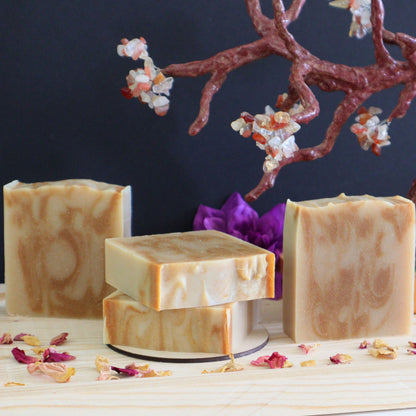Tropical Glow Bar Soap - Papaya, Turmeric, and Goat Milk