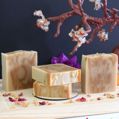 Tropical Glow Bar Soap - Papaya, Turmeric, and Goat Milk