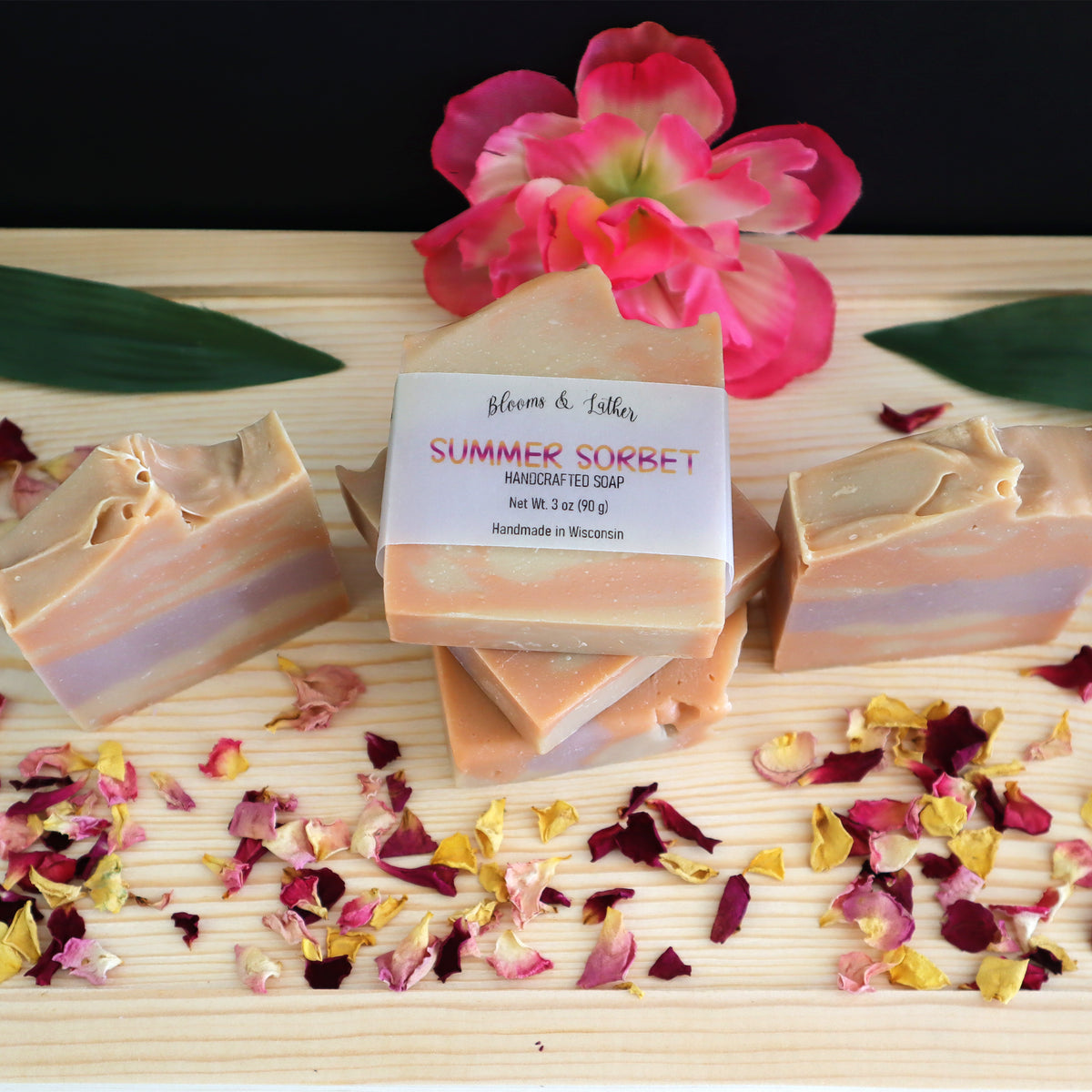 Summer Sorbet Soap with Sweet and Citrusy Scent