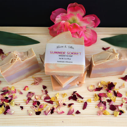 Summer Sorbet Soap with Sweet and Citrusy Scent