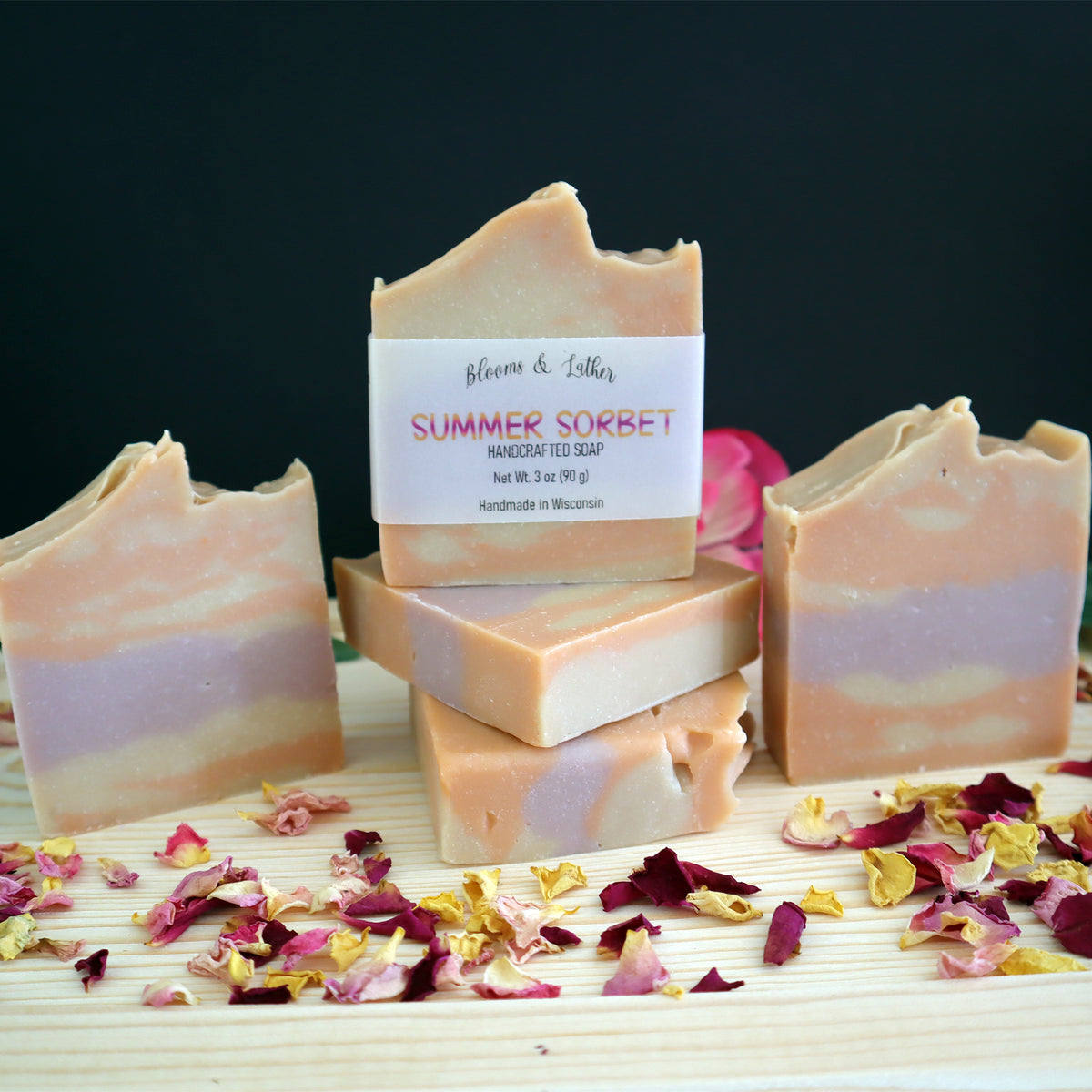 Summer Sorbet Soap with Sweet and Citrusy Scent